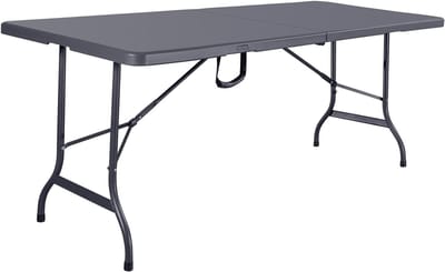 Inklapbare Buffettafel 180 cm - Campingtafel, Tuintafel, Partytafel, Eettafel - Draagbaar en Lichtgewicht