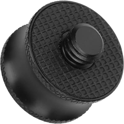 Metalen Adapterschroef voor Camera Statief Balhoofd Monopod Bevestiging (14   Vrouwelijk naar 38   Mannelijk) black