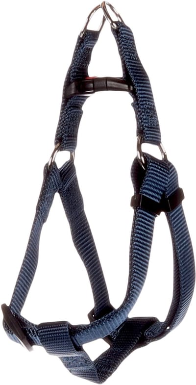 Flamingo Ziggi Step&go - Harnas Honden - Harnas Step&go Ziggi Donkerblauw S 25-45cm 15mm - 1st - 134601 - 1st