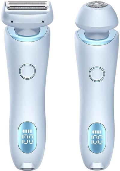 2-in-1 Elektrisch Scheerapparaat voor Dames - Waterdicht, Pijnloos en Draadloos