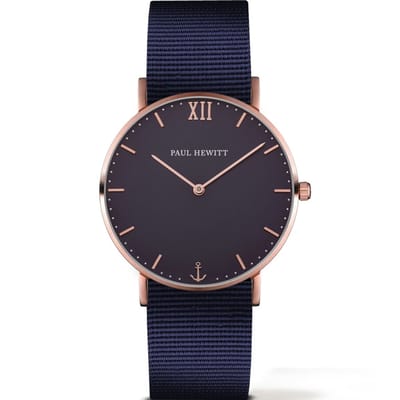 Horloge Uniseks Paul Hewitt PH-SA-R-ST-B-N-20-3023 (Ø 39 mm)