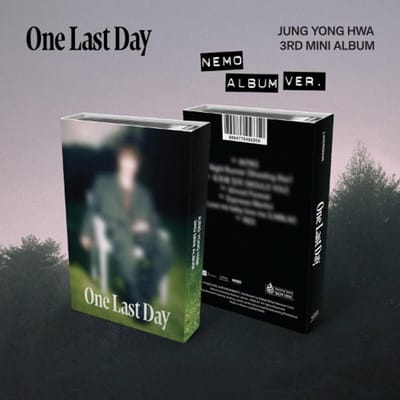 JUNG YONG HWA (CNBLUE) – 3e Mini-album 'One Last Day' (NEMO-ALBUM) * BEPERKTE EDITIE 1pcs black