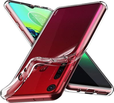 Hoesje geschikt voor Motorola Moto G8 Play silicone hoesje - back cover - Transparant - EPICMOBILE