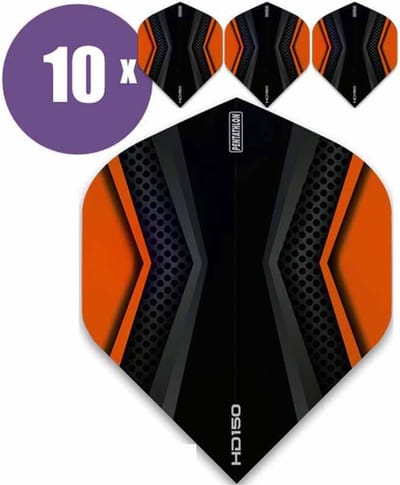 ABC Darts - Dart Flights - Pentathlon HD150 Oranje - 10 sets (30 st.)