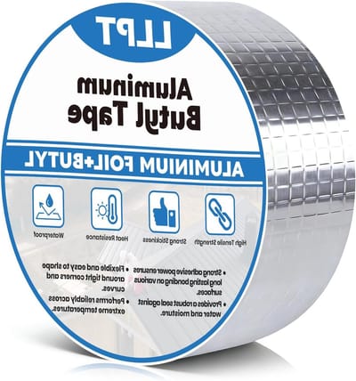 Aluminium Butyl Tape 5cm x 5m - Waterdichte Lijm voor Dakreparatie, Ramen en Gotensystemen