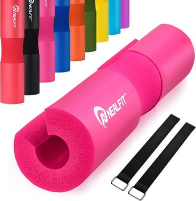 Barbell Pad voor Squat, Lunges en Hip Thrusts - Dikkere Schuim Bescherming voor Olympische Stangen