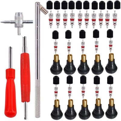 Dailygoods- Bandenventiel Gereedschap - TR 412 Rubber Kleppen - Ventielinzetstuk - Ventielstelpen - Verwijderingsgereedschap - Geschikt voor fiets/motor/auto - Ventielgereedschap