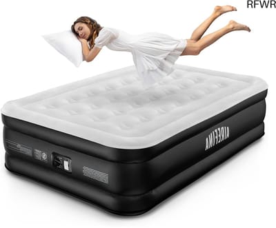 Luchtbed met Ingebouwde Pomp - Air Mattress - Inclusief Opbergtas - Logeerbed