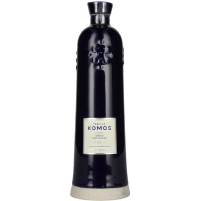 KOMOS Tequila Añejo Cristalino 100% de Agave Azul 40% Vol. 0,7l