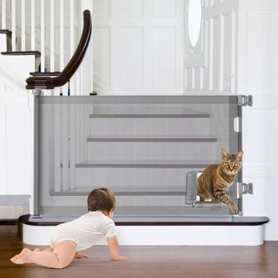 Veiligheidshek voor Trappen en Deuren met Uitschuifbaar Ontwerp