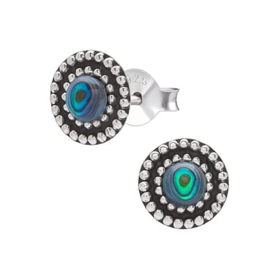 WeLoveSilver - oorbellen - abalone - 925 zilver - luxe verpakking