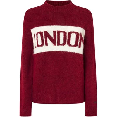 Pepe Jeans Hilda Trui Rood M Vrouw