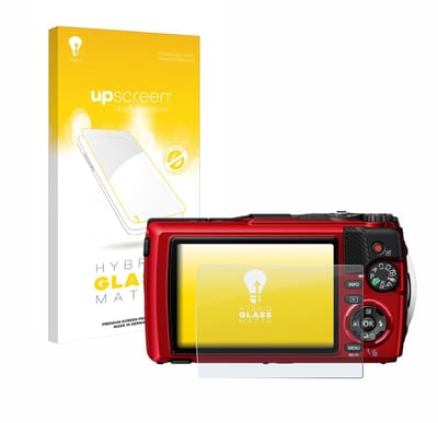 upscreen - Screenprotector voor Olympus OM System Tough TG-7 - Folie Beschermfolie Beschermglas matte