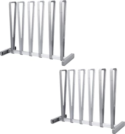 Laarzenrek - Grijs - 2 Stuks - Opbergen van 6 paar Laarzen of Schoenen - Laarzenrek voor Binnen en Buiten