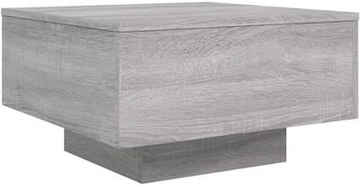 Moderne Salontafel 55x55x31cm Naturel Hout
