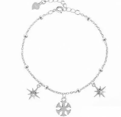 Zilver enkelkettinkje Frida - Charme Bijoux