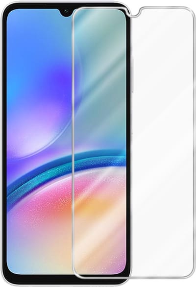Cadorabo Screenprotector geschikt voor Samsung Galaxy A05s - Pantser film Beschermende film in KRISTALHELDER Geharde (Tempered) display beschermglas in 9H hardheid met 3D Touch