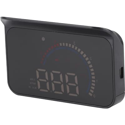 Affichage Tête Haute HUD Projecteur Moniteur Universel Fonction OBD2 Instrument Portable black