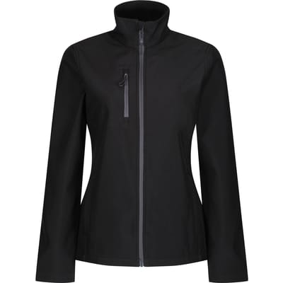 Regatta Dames/Dames Eerlijk Gemaakt Gerecycleerd Full Zip Fleece (Zwart)