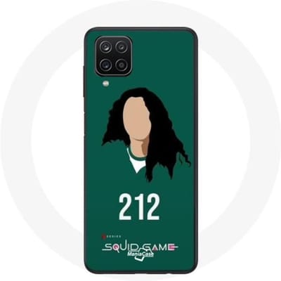 Coque Samsung Galaxy A12 Squid Game Han Mi Nyeo Numéro 212