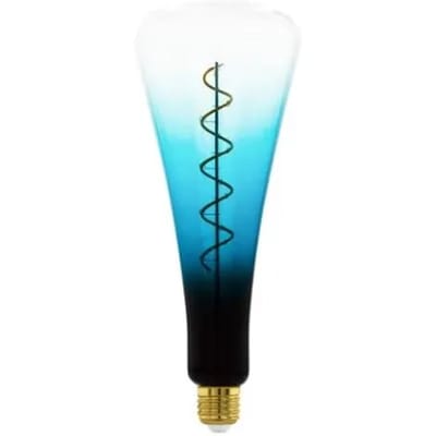 Eglo Ledfilamentlamp T110 - Blauw - D11cm - Dimbaar - Warm Wit - E27 - 4w
