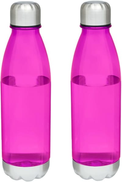 Set van 2 Cove Drinkflessen – 685 ml – Tritan™ – BPA-vrij – Roestvrijstalen dop – Roze