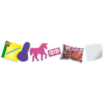 SES Creative - Beedz - Unicorns en Prinsessen - 2100 Strijkkralen met Grondplaten en Strijkvellen - Vanaf 5 Jaar