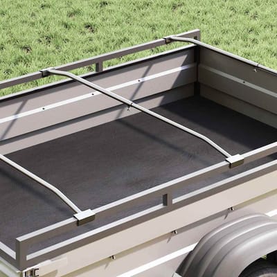 vidaXL - Zeilbeugel - voor - aanhangers - 3 - zilver - 136-218 - cm - Aluminium