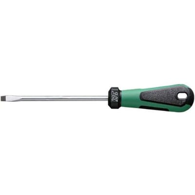 Stahlwille 4820 2,0X12 X250 SCHLITZSCHRAUBENDREHER M. DREIKOMPONENTENGRIFF Platte schroevendraaier Kopbreedte: 12 mm Koplengte: 250 mm DIN 5265