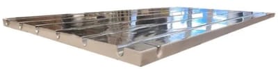 1 alu profielplaat - 25mm - h.o.h 10 - 16mm leiding - 0,72m2