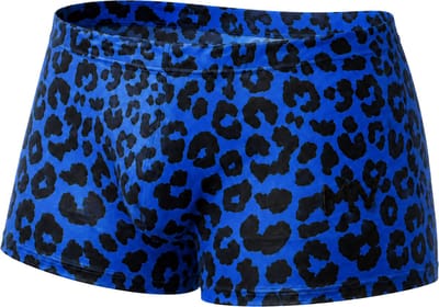 MODUS VIVENDI Leopard Brazil Boxer Blue - MAAT S - Heren Ondergoed - Boxershort voor Man - Mannen Boxershort
