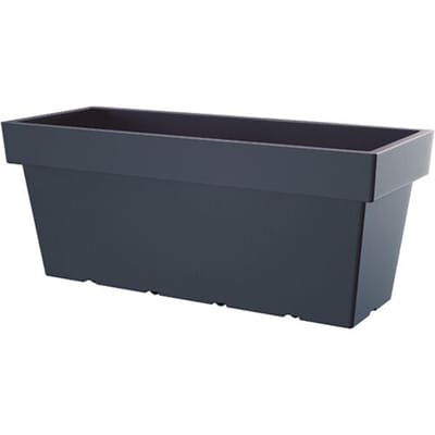 PROSPERPLAST Bloempot Lofly Case (Antraciet, 992x390x410)