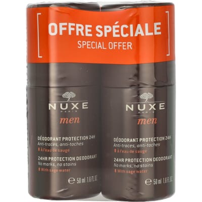 Nuxe Men 24 HR Protection Deodorant Duo Pack - 2 x 50 ml