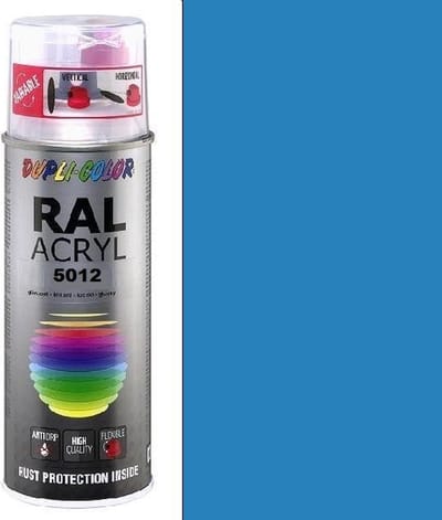 Motip Dupli-Color Spuitbus Acryl Hoogglans - RAL 5012 Lichtblauw