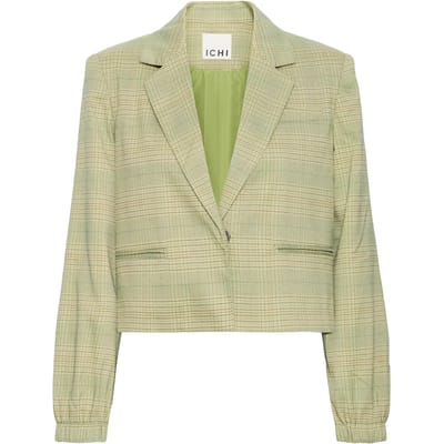 Ichi IHJOLI BL Dames Blazer/colbert - GREEN CHECK