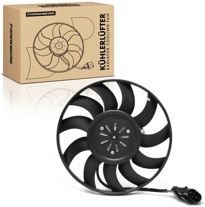 Frankberg 1x Motorradiator enkele ventilator