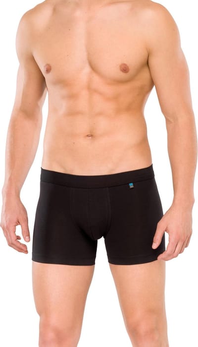 Schiesser Long Life Cotton Heren Short Ondermode - Zwart - Maat XXL