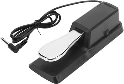 Allecto - Sustainpedaal - Antislip - Hoge compatibiliteit - Corrosiebestendig - Voor piano - Ideaal voor elektronische muziekinstrumenten