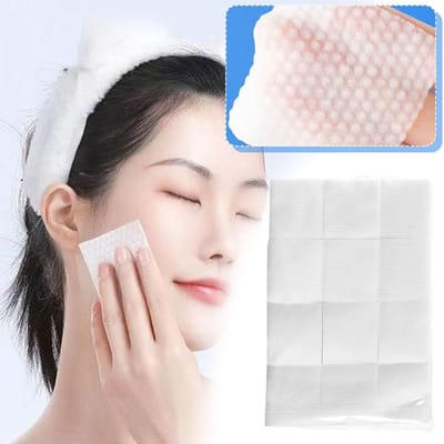 450 stuks wegwerpbare make-updoekjes, zachte removerpads, gezichtsreinigingspapier en cosmetische pads 450Pcs
