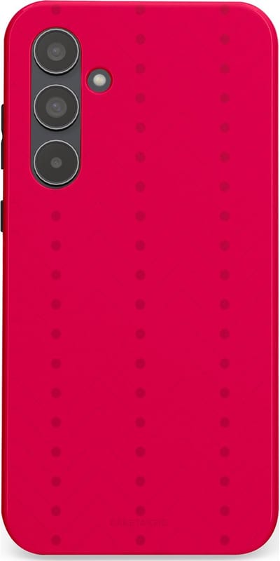Casetastic Hoesje Geschikt voor Samsung A55 - Stijlvolle Beschermende Duo-layer Case - Ritmisch rood