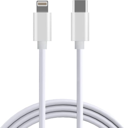 USB-C naar Lightning Kabel - USB-C Lightning Kabel - Wit - 1 meter