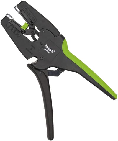 Haupa Automatische Striptang 0,03-10mm² - geïntegreerde Zijsnijder - Instelbare Lengteaanslag - Comfortabele Handvatontwerp