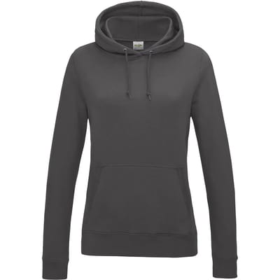 Just Hoods Women´s College Hoodie JH001F - Charcoal (Heather) - L