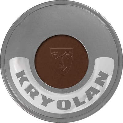 Kryolan cake make-up 35 gram bruin zwart 102
