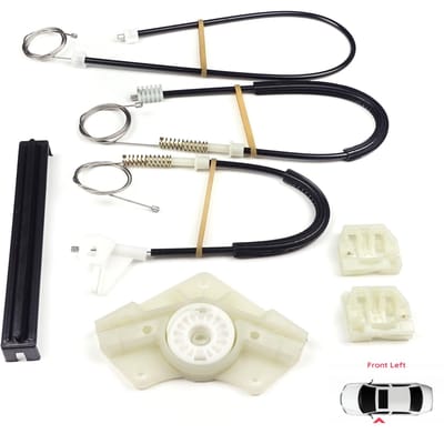 BWR544 Reparatieset raammechanisme voorportier links voor Skoda Octavia MK1 1U 1U2 1U5 2001-2010 4/5-deurs facelift 1U0837461B