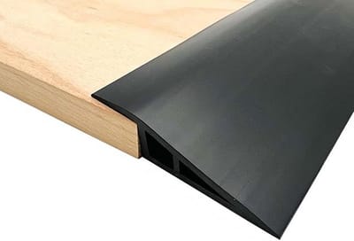 Drempelhulp Zelfklevend voor Rolstoel en Deur - Drempelverhoger PVC Zwart 1.5cm x 1m