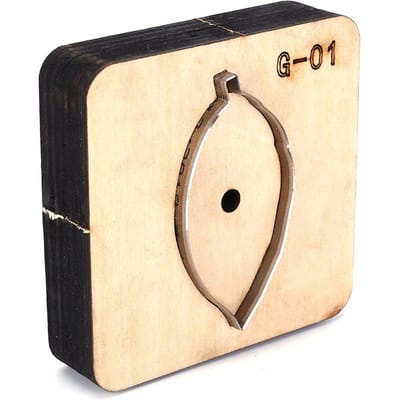 Matrice de découpe pour cuir, Poinçon pour cuir, Moule, Gabarit, Outil DIY fait main(G-06 )