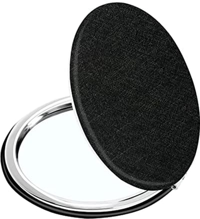 Compacte Make-upspiegel voor Thuis en Reizen - Handheld 1X/2X Vergrotende Cosmeticaspiegel