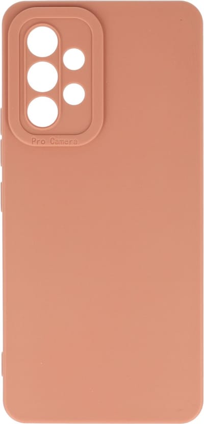 Casemania Hoesje Geschikt voor Samsung Galaxy A23 - Roze - Siliconen Back Cover met Camera Bescherming