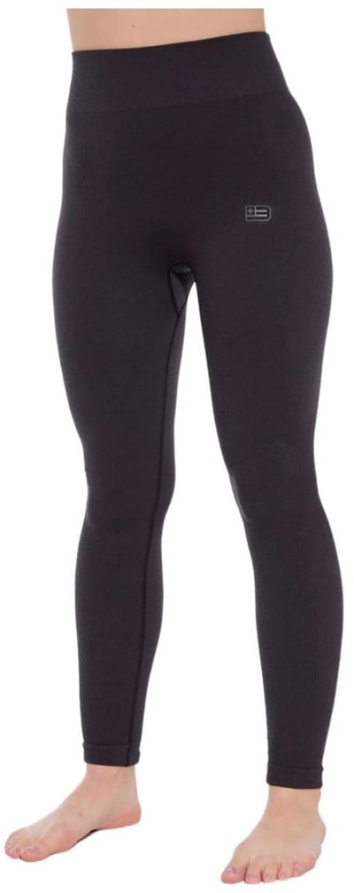 Brubeck Dames Merinowol Blend Yogalegging – Seamless & Comfort Fit – Yoga & Pilates – Ademend & Duurzaam – Grafiet L